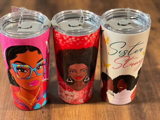 Sister Strong Stainless Steel Travel Tumblers