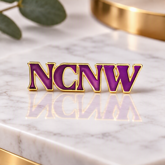 NCNW Purple & Gold Heritage Lapel Pin