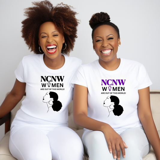 NCNW "Women are Out of This World" shirt image 1