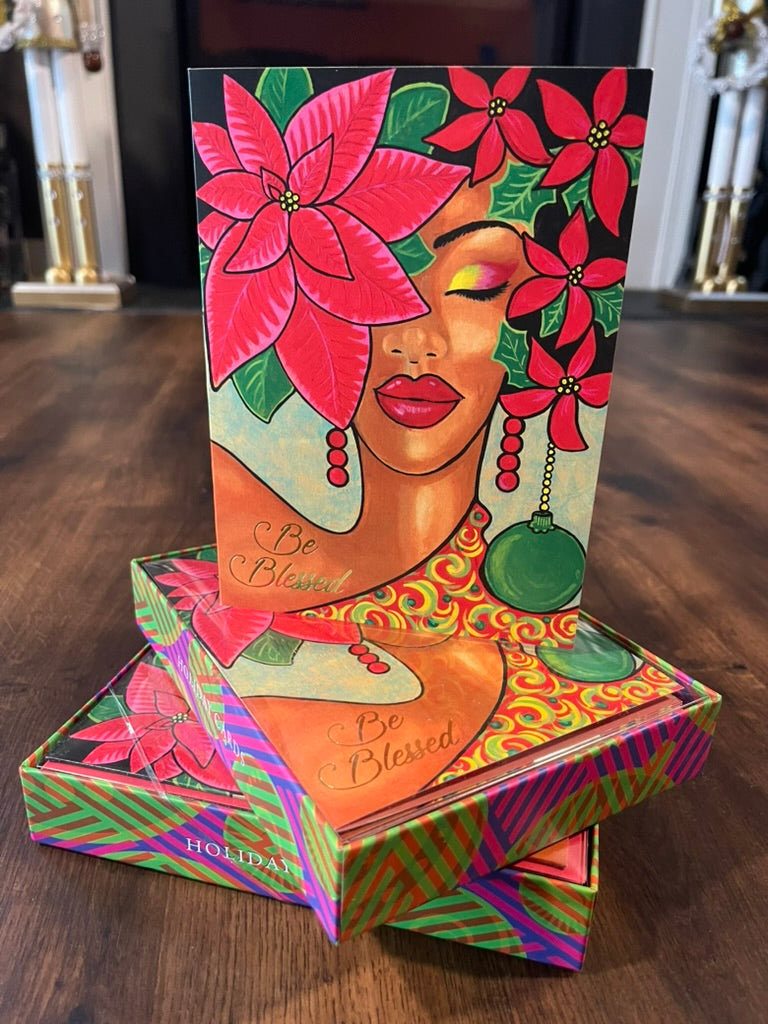 Be Blessed African American Holiday Cards