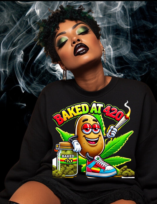 Baked at 420 Crop Top image 0
