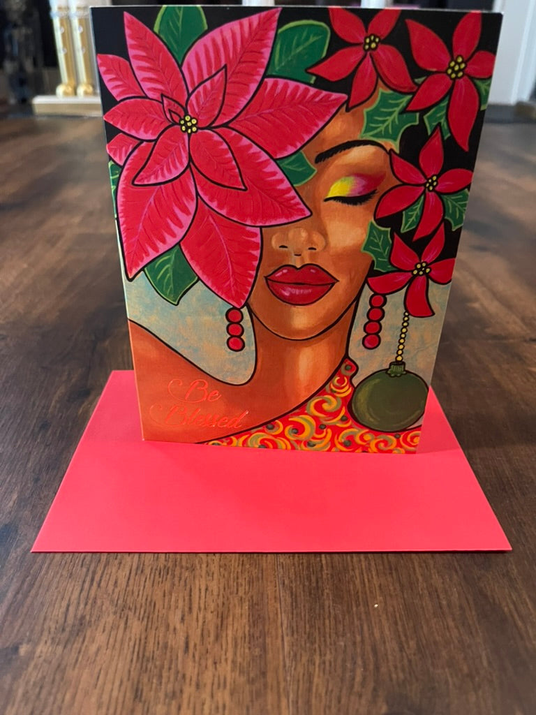 Be Blessed African American Holiday Cards