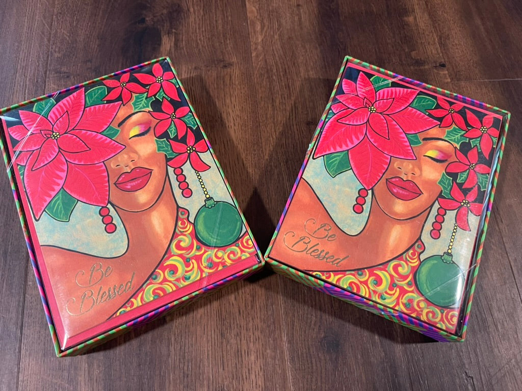 Be Blessed African American Holiday Cards