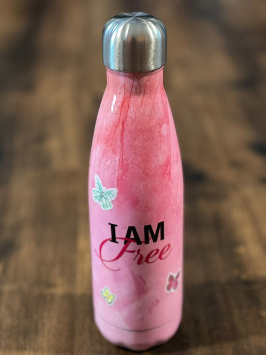 I Am Free Stainless Steel Bottle