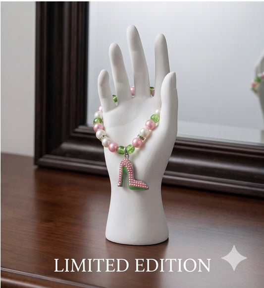 Alpha Heel Charm Bracelet