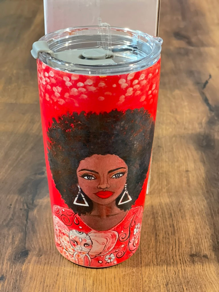 I Am Powerful Stainless Steel Travel Tumblers