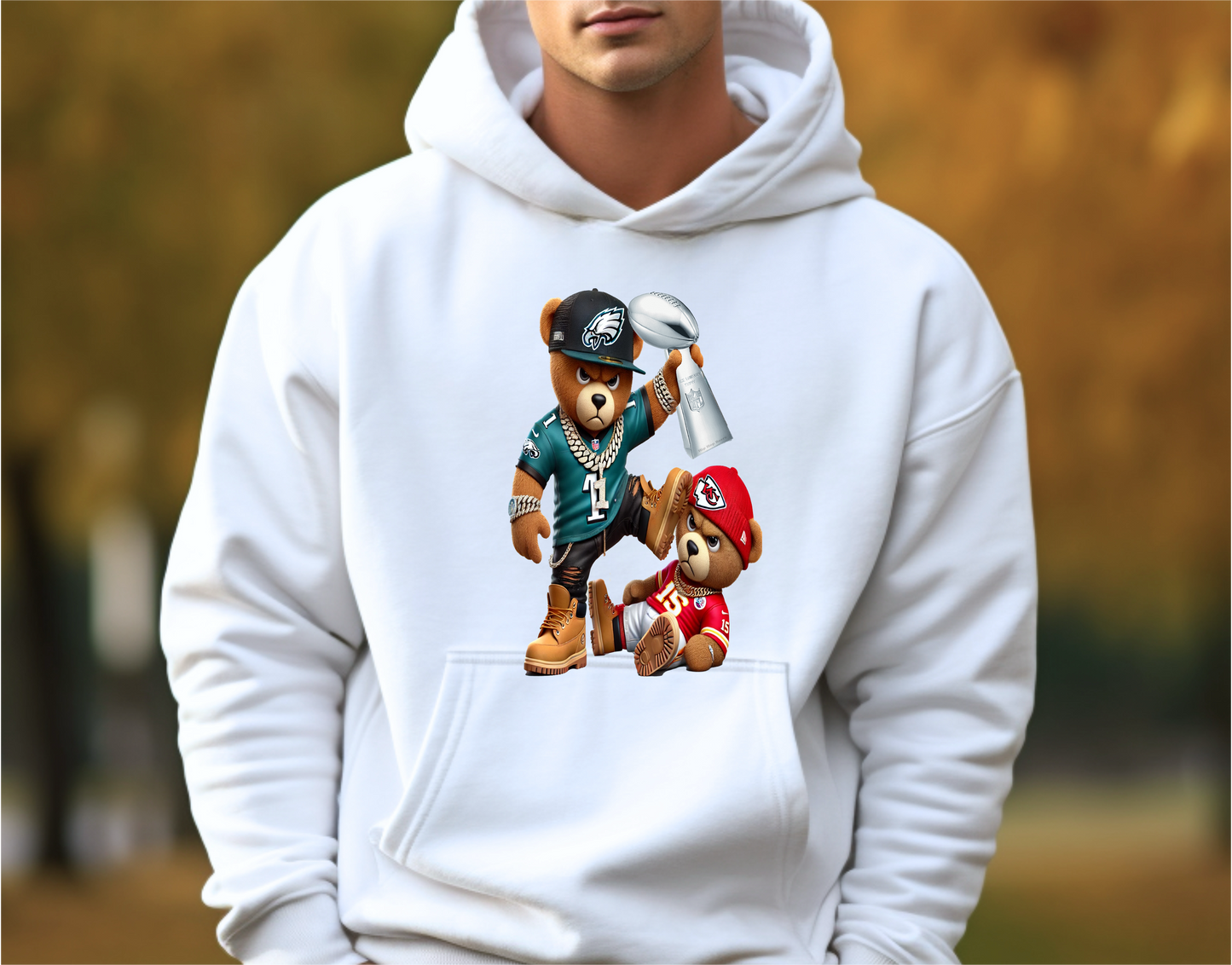 “Gridiron Bear” Hoodie Collection