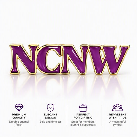NCNW Purple & Gold Heritage Lapel Pin
